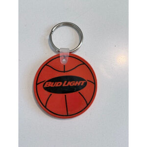 Vintage Bud Light Basketball Keychain